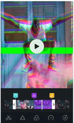 Glitch Video editor android App screenshot 4